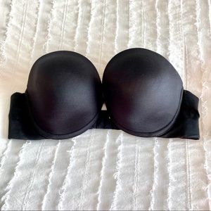 Victoria’s Secret Strapless Push up Bra Black 34C
